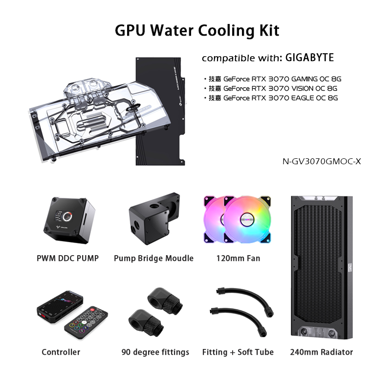 Gpu Cooler - Kit de Refrigeração Líquida Gold Seller