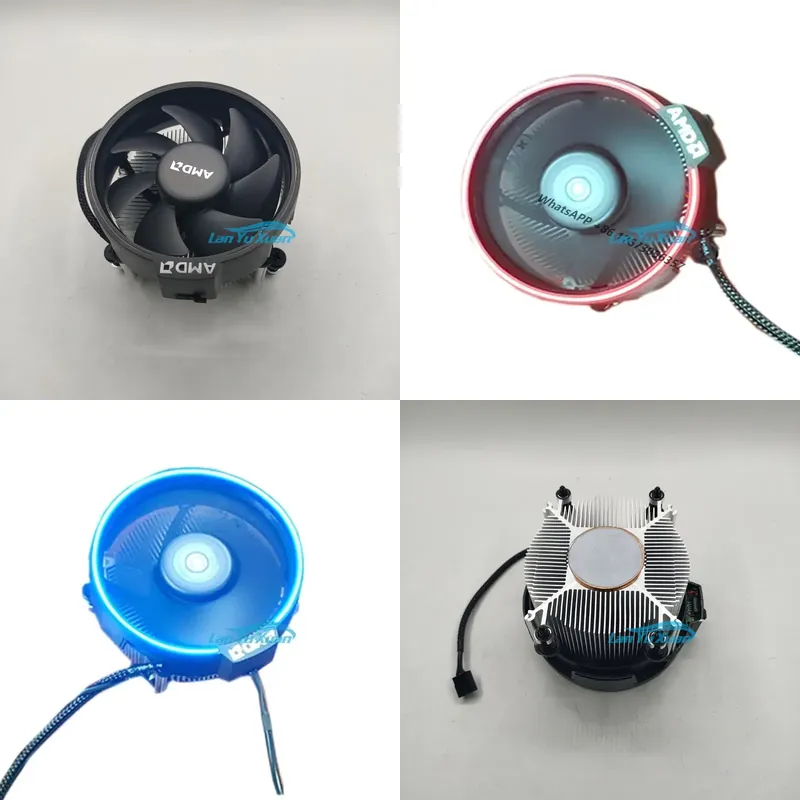 Cpu Fan - Ventoinha Cooler para CPU AM4 Wraith