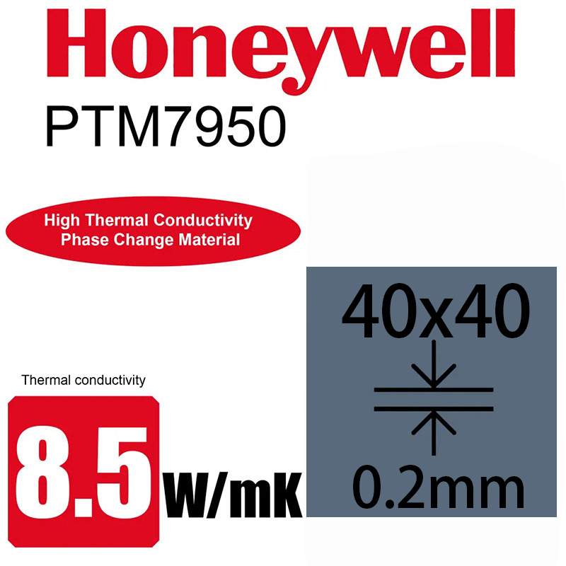 Thermal Paste - Honeywell ptm7950 8.5w 0.2 0.25mm mudança
