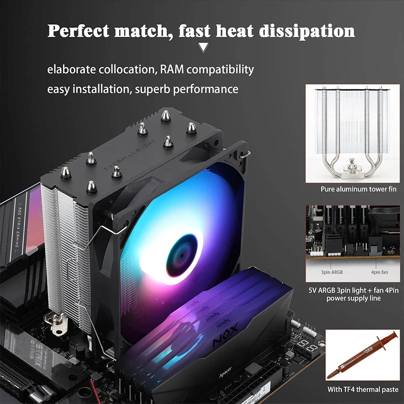 Thermalright assassino x 120 r - Cpu Heatsink avaliação e preço