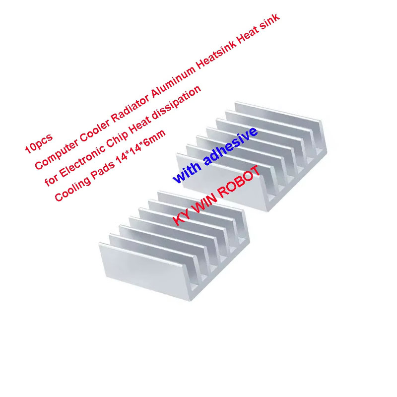 10 Peças Mini Dissipador de Ca - Heatsink avaliação e preço