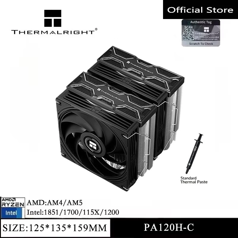 Thermalright PA120H‑C BLACK Co - Cpu Heatsink avaliação e preço