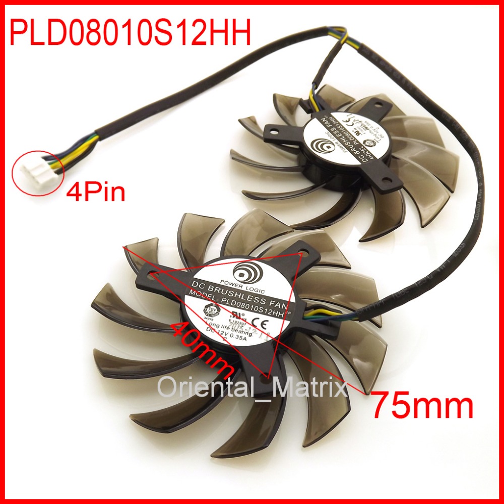 Frete Grátis 2 pçs/lote PLD080 - Cpu Fan avaliação e preço