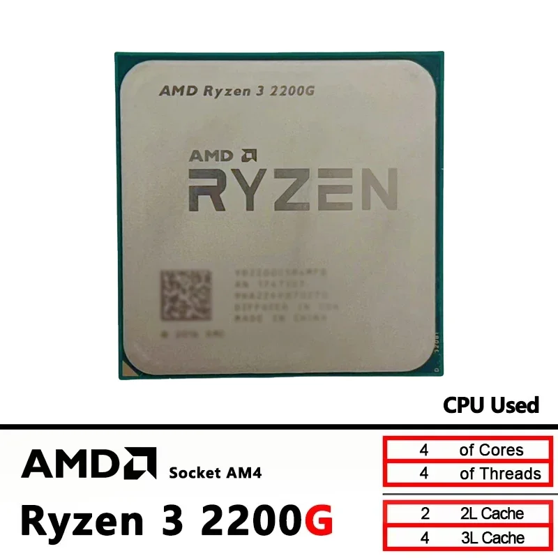 Processador AMD Ryzen 3 2200G  - Cpu Cooler avaliação e preço