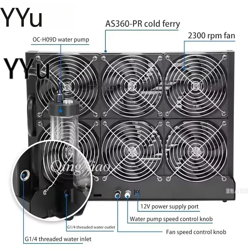 para FC09 para A360S Sistema d - External Radiator Water Cooling Kit avaliação e preço