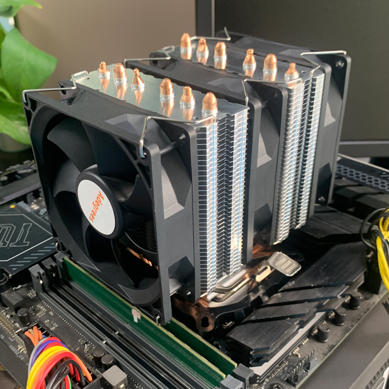 Cooler de ar para CPU com 6 tu - Cpu Cooler avaliação e preço