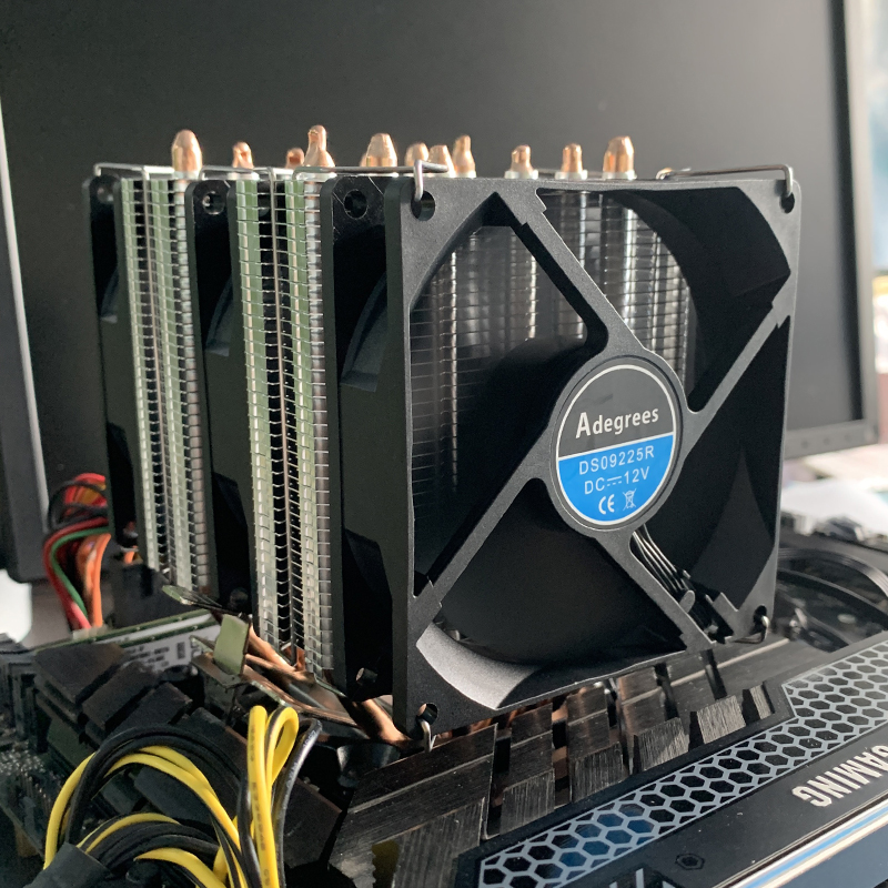 Cooler de ar para CPU com 6 tu - Cpu Cooler avaliação e preço